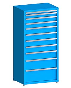 130# Capacity Drawer Cabinet, 2",3",4",4",5",5",5",5",6",8",10" drawers, 61" H x 30" W x 21" D