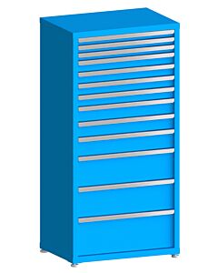 130# Capacity Drawer Cabinet, 2",2",2",3",3",3",3",4",4",5",8",8",10" drawers, 61" H x 30" W x 21" D