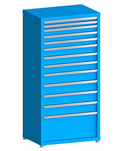 130# Capacity Drawer Cabinet, 2",2",3",3",3",4",4",4",5",5",5",5",12" drawers, 61" H x 30" W x 21" D