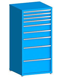 130# Capacity Drawer Cabinet, 3",3",3",4",6",6",8",12",12" drawers, 61" H x 30" W x 28" D