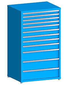 130# Capacity Drawer Cabinet, 3",3",3",3",4",4",4",4",5",8",8",8" drawers, 61" H x 36" W x 28" D