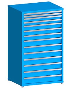 130# Capacity Drawer Cabinet, 2",2",3",3",4",4",4",5",5",5",5",5",5",5" drawers, 61" H x 36" W x 28" D