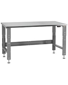 Roosevelt Series Workbench - Electric Hydraulic 12” Height Adjustment. Stainless Steel Top.