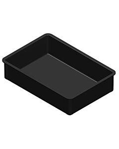 Tote ESD, 25 3/4" D x 4 1/2" W x 17 3/4" L